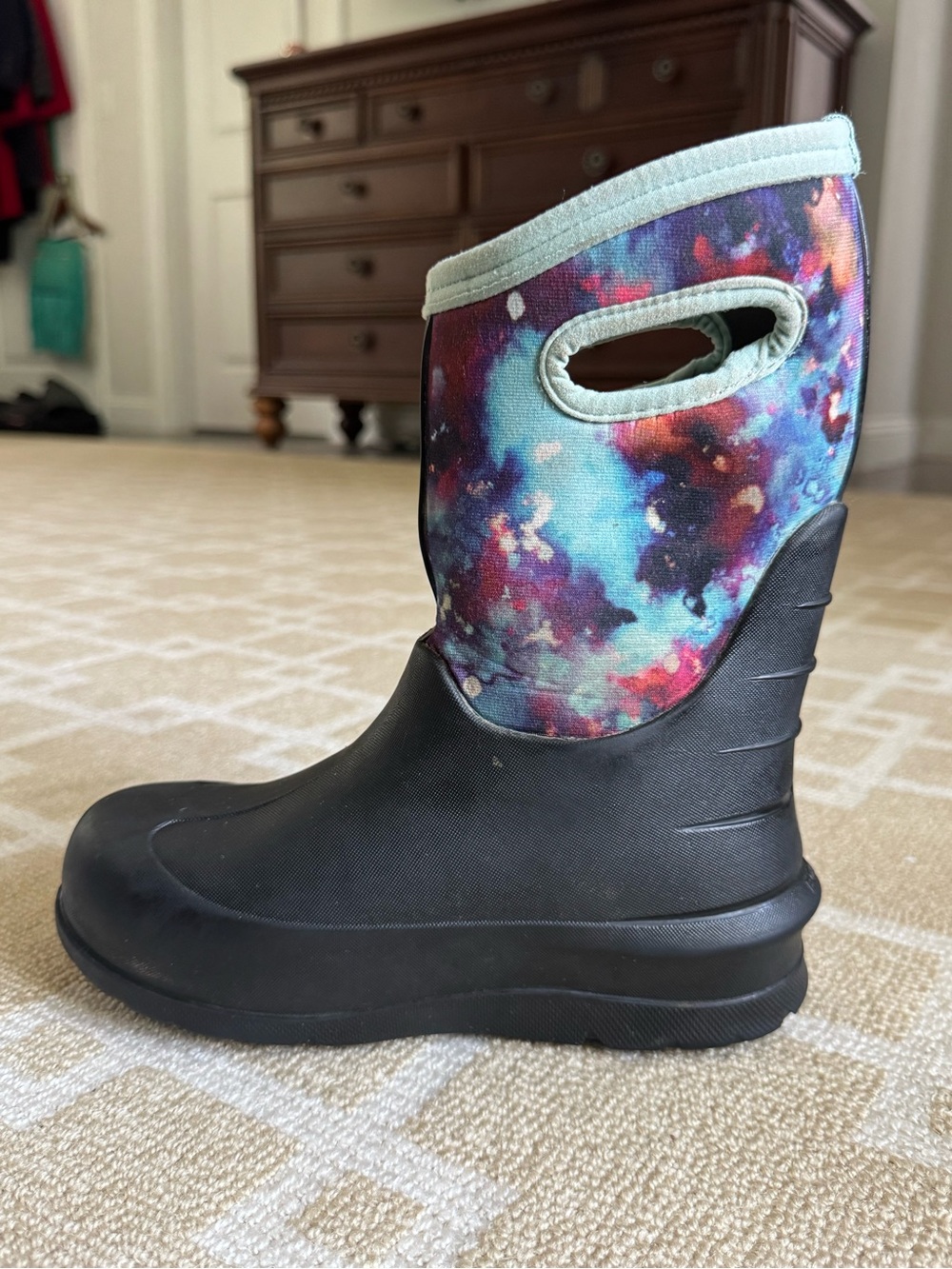BOGS Neo-Classic Waterproof Insulated Winter Snow Boots Galaxy Kids Size 2 - Picture 6 of 12